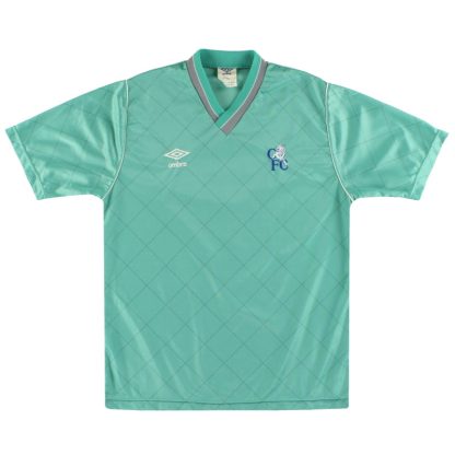1987-89 Chelsea Umbro Away Shirt M - Chelsea / Excellent / Medium