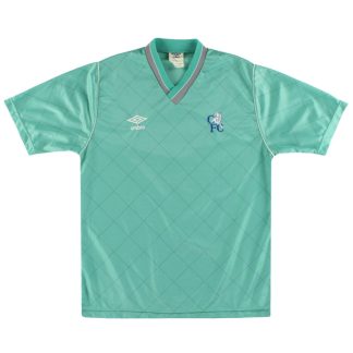 1987-89 Chelsea Umbro Away Shirt S - Chelsea / Excellent / Small
