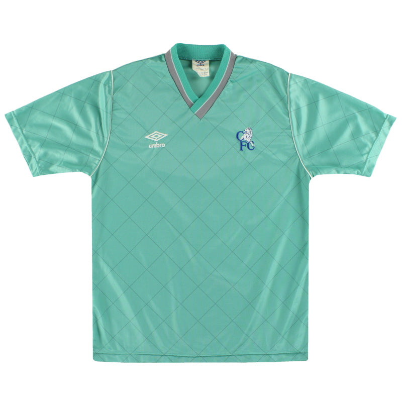1987-89 Chelsea Umbro Away Shirt S - Chelsea / Excellent / Small