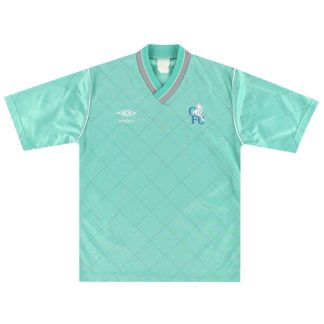 1987-89 Chelsea Umbro Away Shirt Y - Chelsea / Excellent / Youth