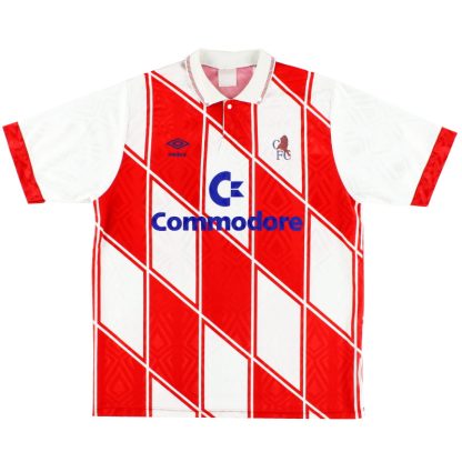 1990-92 Chelsea Umbro Away Shirt L - Chelsea / Excellent / Large