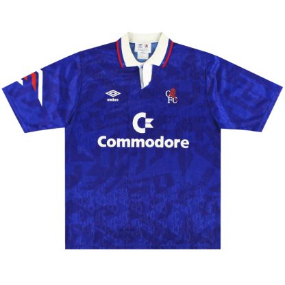 1991-93 Chelsea Umbro Home Shirt M