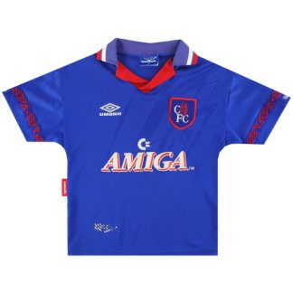 1993-94 Chelsea Umbro Home Shirt L.Boys - Chelsea / Good / Youth