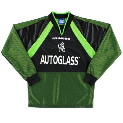 1998-00 Chelsea Umbro Goalkeeper Shirt Y - Chelsea / Excellent / Youth