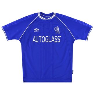 1999-01 Chelsea Umbro Home Shirt L - Chelsea / Excellent / Large