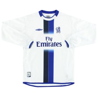 2003-05 Chelsea Umbro Away Shirt L/S L - Chelsea / Excellent / Large