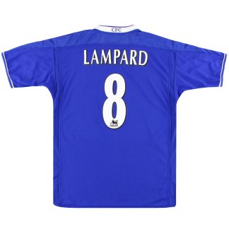 2003-05 Chelsea Umbro Home Shirt Lampard #8 L - Chelsea / Excellent / Medium
