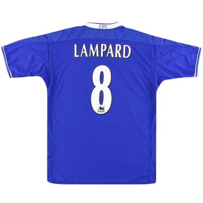 2003-05 Chelsea Umbro Home Shirt Lampard #8 L - Chelsea / Excellent / Medium