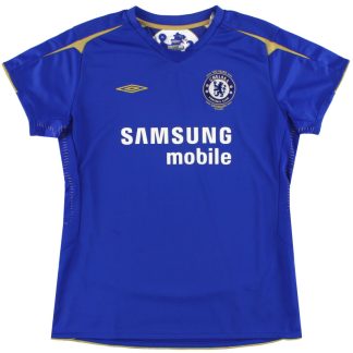 2005-06 Chelsea Centenary Home Shirt *Mint* Womens 14 - Chelsea / Mint / Large