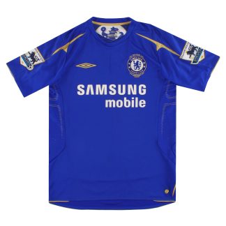 2005-06 Chelsea Umbro Centenary Home Shirt M - Chelsea / Excellent / Medium
