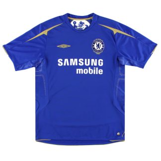 2005-06 Chelsea Umbro Centenary Home Shirt S - Chelsea / Excellent / Small