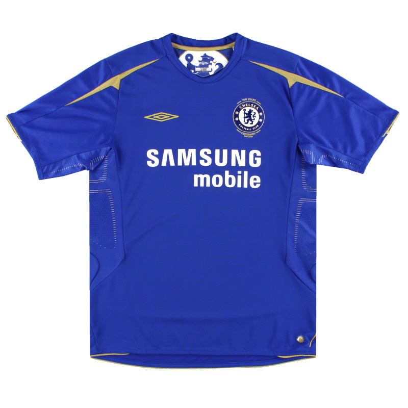 2005-06 Chelsea Umbro Centenary Home Shirt XL - Chelsea / Excellent / XL