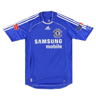 2006-08 Chelsea adidas 'F.A Cup Final' Home Shirt S - Chelsea / Excellent / Small