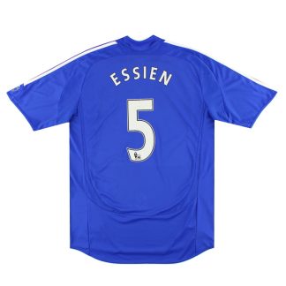 2006-08 Chelsea adidas Home Shirt Essien #5 L - Chelsea / Excellent / Large