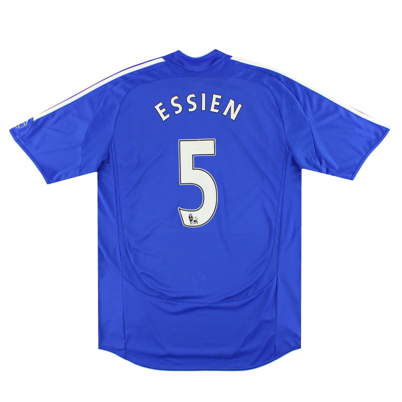 2006-08 Chelsea adidas Home Shirt Essien #5 L - Chelsea / Excellent / Large