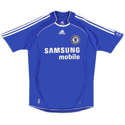 2006-08 Chelsea adidas Home Shirt M - Chelsea / Excellent / Medium