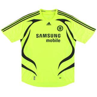 2007-08 Chelsea adidas Away Shirt S - Chelsea / Very Good / Small