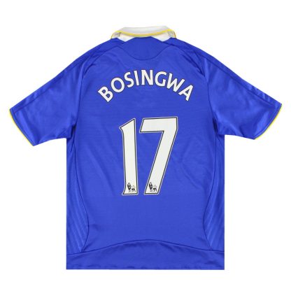 2008-09 Chelsea adidas Home Shirt Bosingwa #17 S - Chelsea / Very Good / Small