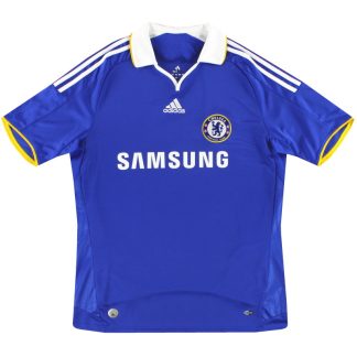 2008-09 Chelsea adidas Home Shirt L - Chelsea / Excellent / Large