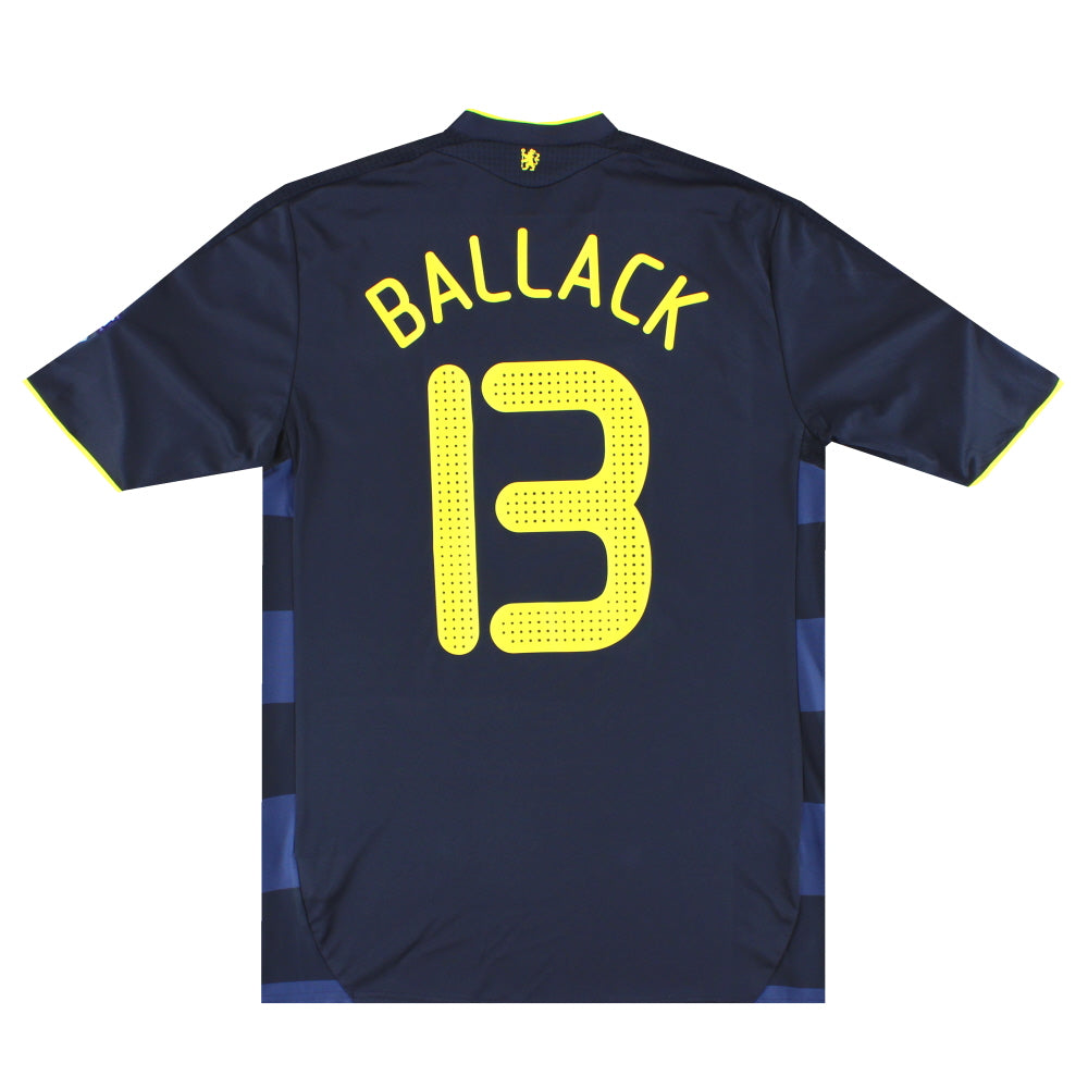 2009-10 Chelsea adidas Away Shirt Ballack #13 *Mint* M - Chelsea / Mint / Medium
