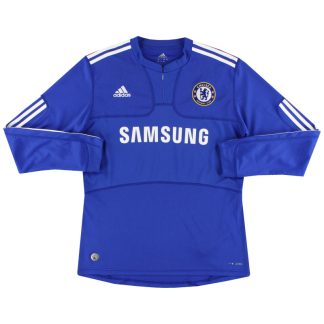 2009-10 Chelsea adidas Home Shirt L/S L - Chelsea / Excellent / Large