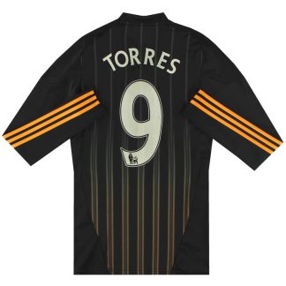 2010-11 Chelsea TechFit Home Shirt L/S Torres #9 M - Chelsea / Excellent / Medium