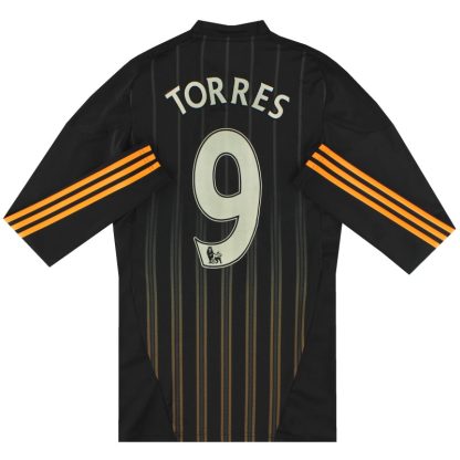 2010-11 Chelsea TechFit Home Shirt L/S Torres #9 M - Chelsea / Excellent / Medium