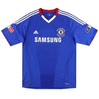2010-11 Chelsea adidas 'FA Cup Final' Home Shirt XL - Chelsea / Excellent / XL