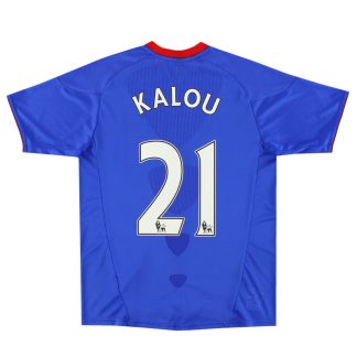 2010-11 Chelsea adidas Home Shirt Kalou #21 L.Boys - Chelsea / Excellent / Large Boys