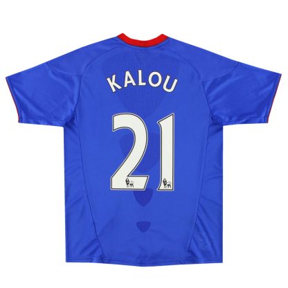 2010-11 Chelsea adidas Home Shirt Kalou #21 L.Boys - Chelsea / Excellent / Large Boys