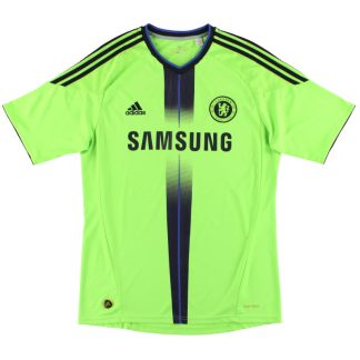 2010-11 Chelsea adidas Third Shirt *Mint* S - Chelsea / Mint / Small