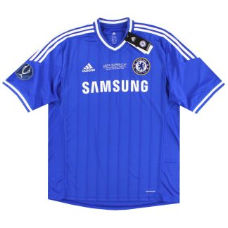 2013-14 Chelsea adidas 'UEFA Super Cup' Home Shirt *w/tags* XL - Chelsea / w/tags / XL