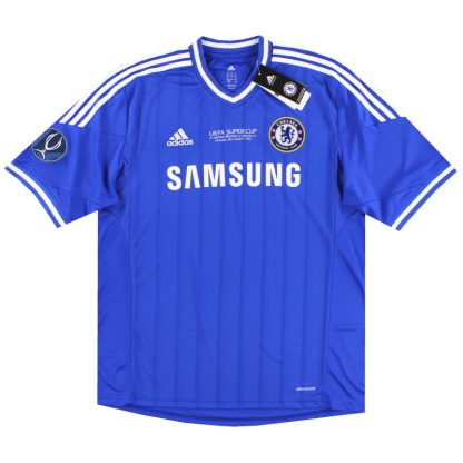 2013-14 Chelsea adidas 'UEFA Super Cup' Home Shirt *w/tags* XL - Chelsea / w/tags / XL