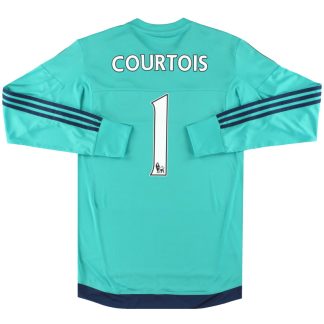 2015-16 Chelsea Goalkeeper Shirt Courtois #1 *w/tags* L/S S - Chelsea / w/tags / Small