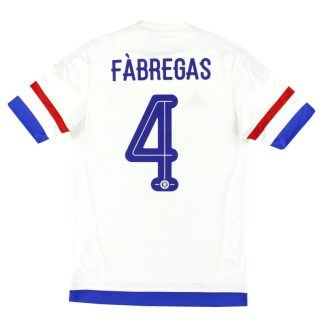 2015-16 Chelsea adidas Away Shirt Fabregas #4 S - Chelsea / Excellent / Small
