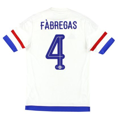 2015-16 Chelsea adidas Away Shirt Fabregas #4 S - Chelsea / Excellent / Small