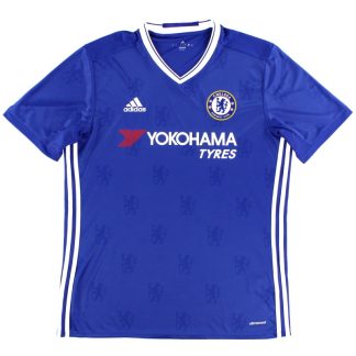 2016-17 Chelsea adidas Home Shirt M - Chelsea / Excellent / Medium