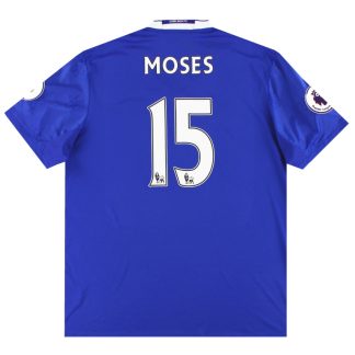 2016-17 Chelsea adidas Home Shirt Moses #15 *Mint* XXL - Chelsea / Mint / XXL
