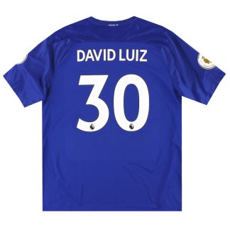 2017-18 Chelsea Nike Home Shirt David Luiz #30 *Mint* XXL