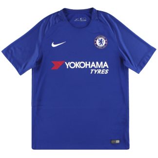 2017-18 Chelsea Nike Home Shirt S - Chelsea / Excellent / Small