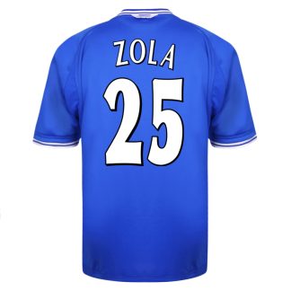 Chelsea 2000 Zola No 25 Retro Football Shirt