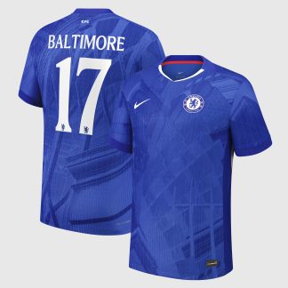 Chelsea Cup Nike Dri-FIT ADV Home Match Shirt 2025-26 - Kids with Baltimore 17 printing