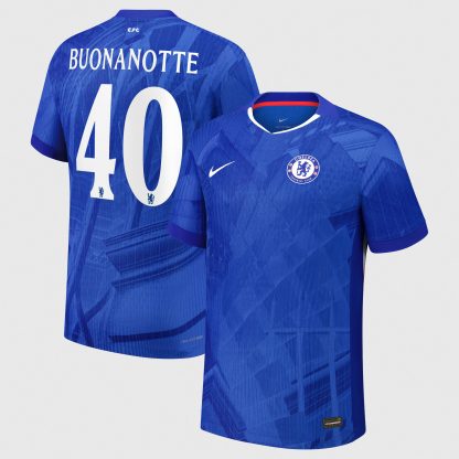 Chelsea Cup Nike Dri-FIT ADV Home Match Shirt 2025-26 - Kids with Buonanotte 40 printing