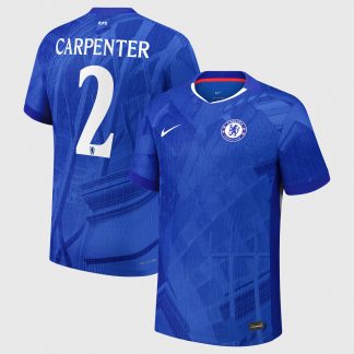 Chelsea Cup Nike Dri-FIT ADV Home Match Shirt 2025-26 - Kids with Carpenter 2 printing