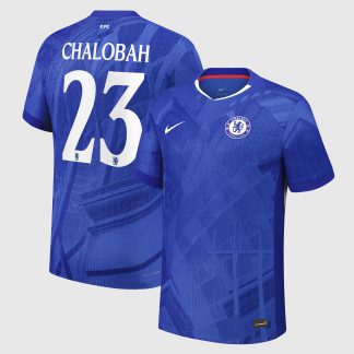 Chelsea Cup Nike Dri-FIT ADV Home Match Shirt 2025-26 - Kids with Chalobah 23 printing