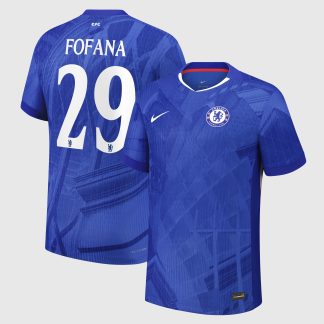 Chelsea Cup Nike Dri-FIT ADV Home Match Shirt 2025-26 - Kids with Fofana 29 printing