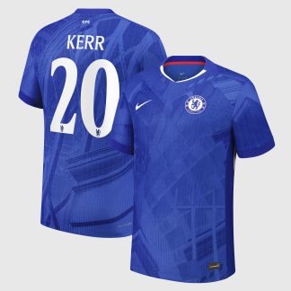 Chelsea Cup Nike Dri-FIT ADV Home Match Shirt 2025-26 - Kids with Kerr 20 printing