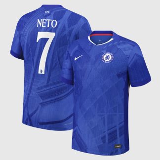 Chelsea Cup Nike Dri-FIT ADV Home Match Shirt 2025-26 - Kids with Neto 7 printing