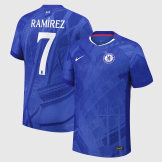 Chelsea Cup Nike Dri-FIT ADV Home Match Shirt 2025-26 - Kids with Ramírez 7 printing