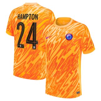 Chelsea Cup Nike Goalkeeper Stadium Shirt 2024-25 - Kids with Hampton 24 printing